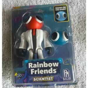 Rainbow Friends Scientist Action Figure Series 2 Glow in Dark Collectible Toy